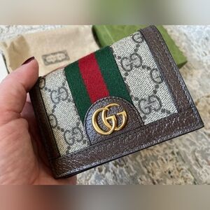 Gucci Ophidia Card Case Wallet